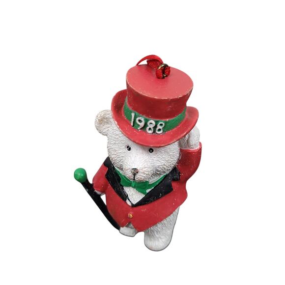 Vintage 1999 Santa Bear Christmas Ornaments 16pcs 15 Year Set Marshall Fields - Picture 5 of 16